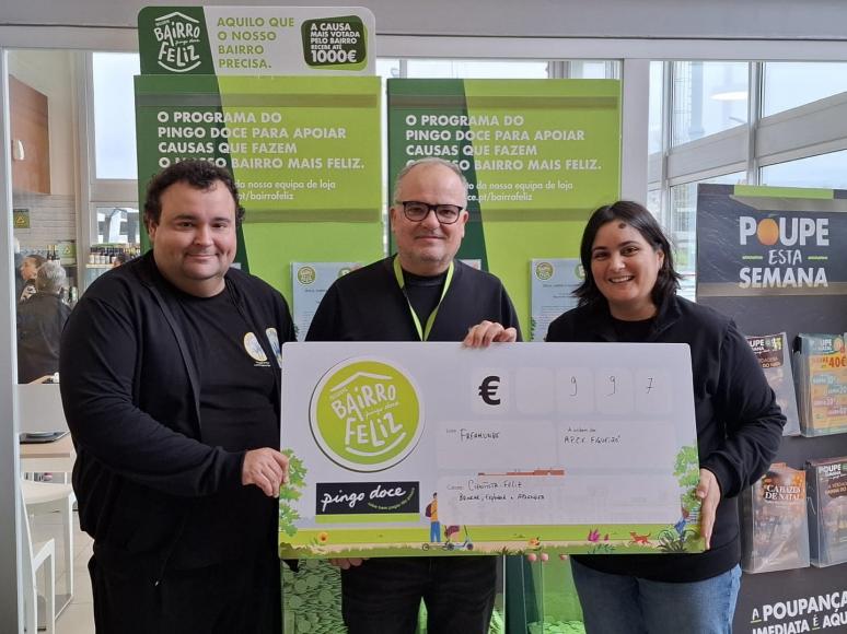 A Junta de Freguesia felicita com orgulho a APCE 