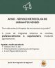 Aviso - Servi&ccedil;o de Recolha de Sobrantes Verdes