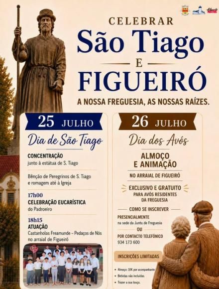Celebremos S&atilde;o Tiago e Figueir&oacute;!
